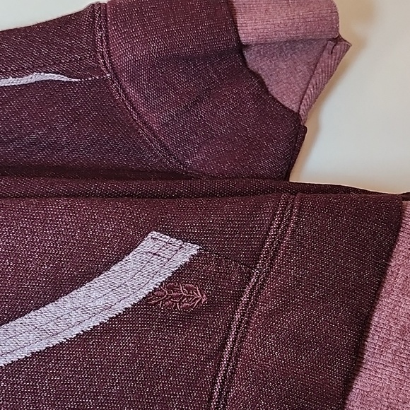 Free People Movement Bonfire Hoodie relaxed-fit pullover featuring a Vneck Sz S - Picture 11 of 16